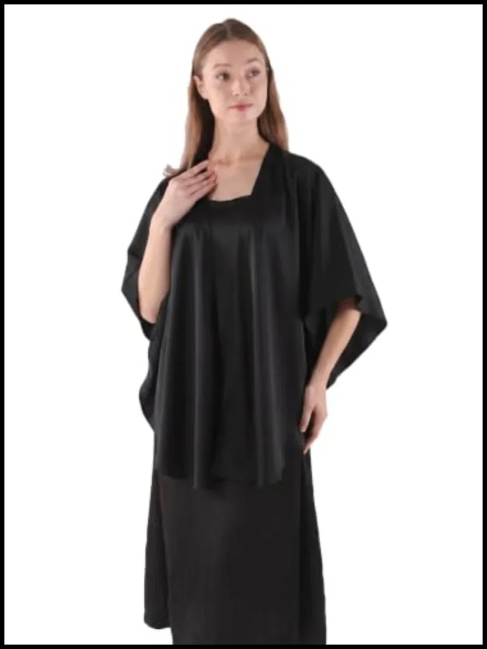 Elegant Silk Stain Pashmina Shawl for Evening Dresses Wedding Party Cover Up